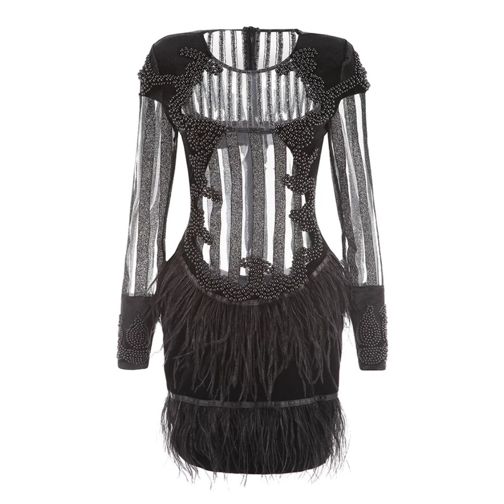 Beautiful Black Midi Dress